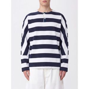 Jacquemus Men Jacquemus Striped Long-Sleeve Cotton Henley Shirt